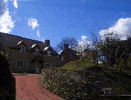 The driveway, Apple Trees